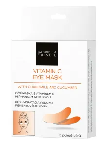 Gabriella Salvete Oční maska s vitamínem C, heřmánkem a okurkou (Vitamin C Eye Mask) 5 párů