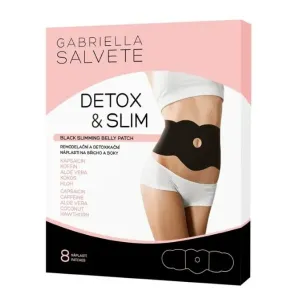 Gabriella Salvete Remodelační a detoxikační náplasti na břicho a boky (Black Slimming Belly Patch) 8 ks