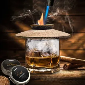 05090 Víčko na uzení s pilinami - Whisky Smoker Kit