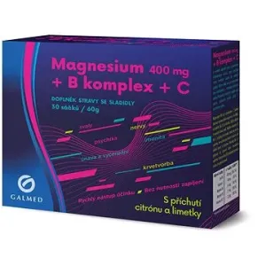 Galmed Magnesium 400 mg+B-komplex+Vit.C 30 sáčků