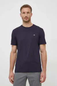 Bavlněné tričko Gant tmavomodrá barva #5637199