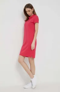 Bavlněné šaty Gant tmavomodrá barva, mini #4606621