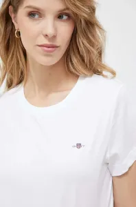 Bavlněné tričko Gant bílá barva #5637490