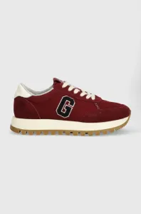 Semišové sneakers boty Gant Caffay vínová barva, 27533167.G554 #6230267