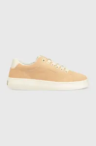 Semišové sneakers boty Gant Lawill oranžová barva, 26533924.G549 #5219015