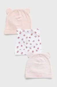 Dětska čepice GAP růžová barva, z tenké pleteniny, bavlněná