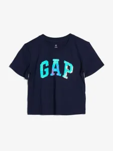 GAP Interactive Logo Triko dětské Modrá #3301596