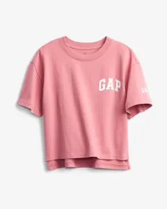 GAP Logo Triko dětské Růžová
