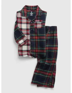Dětské kostkované pyžamo Unisex