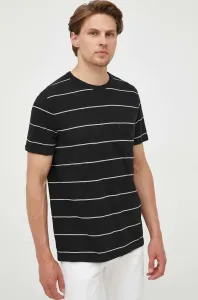 Bavlněné tričko GAP černá barva #5624817