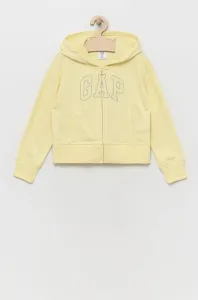 Dětská mikina GAP žlutá barva, s aplikací #1991267