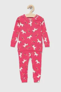 Dětské bavlněné pyžamo GAP růžová barva #4948003