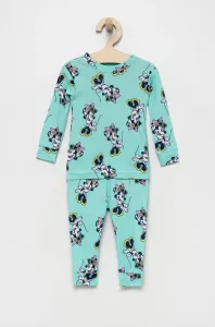 Dětské bavlněné pyžamo GAP tyrkysová barva #5738121
