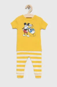 Dětské bavlněné pyžamo GAP x Disney žlutá barva #5251084