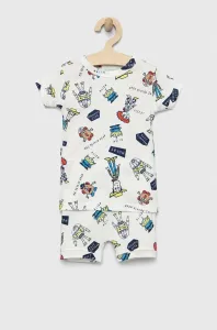 Dětské bavlněné pyžamo GAP x Pixar bílá barva #5218884