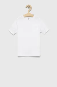 Dětské bavlněné tričko GAP šedá barva #4947692