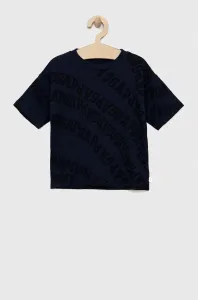 Dětské bavlněné tričko GAP tmavomodrá barva #5041898