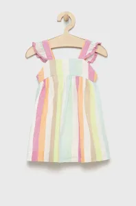 Dětské lněné šaty GAP mini, oversize