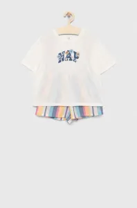 Dětské pyžamo GAP bílá barva