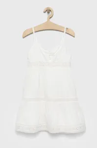 Dívčí šaty GAP bílá barva, mini #5832927