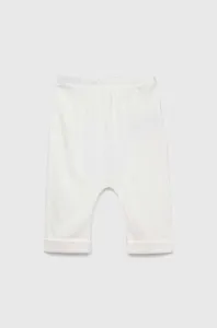 Dětské bavlněné kalhotky GAP bílá barva, s aplikací #3785706