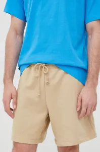 Bavlněné šortky GAP pánské, béžová barva #2897277