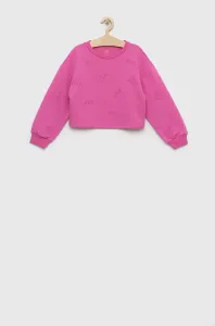 Dětská mikina GAP růžová barva, s aplikací