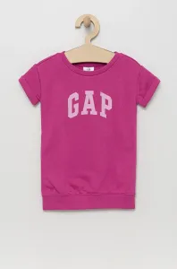 Dívčí šaty GAP růžová barva, mini, jednoduchý