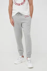 Kalhoty GAP pánské, šedá barva, s aplikací #1949555
