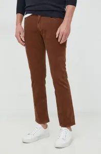 Manšestrové kalhoty GAP hnědá barva