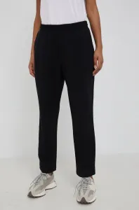 Kalhoty GAP dámské, černá barva, hladké #5901840