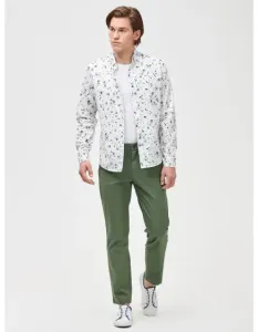 Kalhoty modern khaki in straight fit GapFlex #4352193