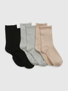 GAP Ponožky 3 páry dětské Černá