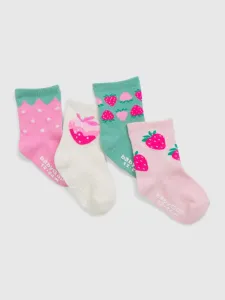 GAP Ponožky 4 páry dětské Růžová