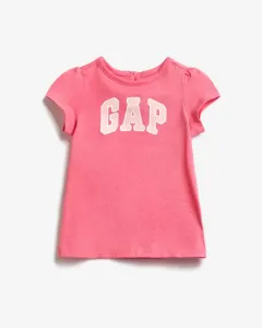 GAP logo Šaty dětské Růžová #3314191