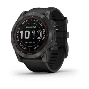 Garmin Fenix 7X Sapphire Solar Edition Grey DLC Titanium / Black Band 010-02541-11 + 5 let záruka, pojištění a dárek ZDARMA