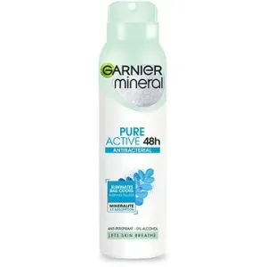 GARNIER Mineral Pure Active Antibacterial Spray Antiperspirant 150 ml