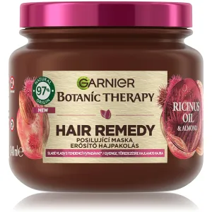 Garnier Maska pro slabé vlasy s tendencí vypadávat kvůli lámavosti Botanic Therapy Ricinus Oil Almond (Hair Remedy) 340 ml
