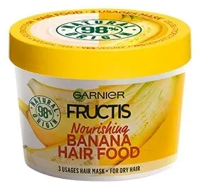 Garnier Vyživující maska na suché vlasy Fructis (Banana Hair Food) 390 ml
