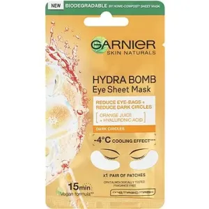 GARNIER Skin Naturals Hydra Bomb Textilní oční maska Pomeranč 6 g