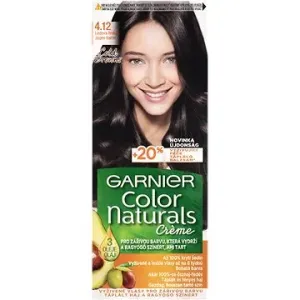 Garnier Color Naturals permanentní barva na vlasy 4.12 Ledová hnědá, 60+40+12 ml