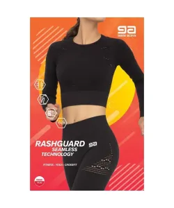 Gatta 43009S Rashguard Fitness Sportovní košilka, M, černá