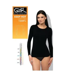 Gatta 42077 T-Shirt Keep Hot Women Dámská košilka, S, černá