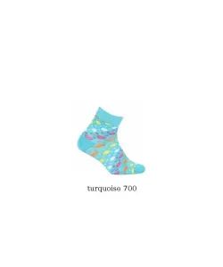 Gatta Cottoline jarní-letní vzorované G24.59N 2-6 let Dívčí ponožky, 24-26, bílá #2302985