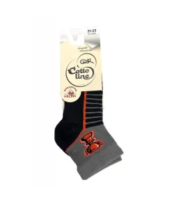 Gatta Cottoline jarní-letní vzorované G24.N59 2-6 let Chlapecké ponožky, 21-23, Ceylan