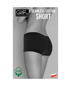 Gatta Seamless Cotton Short 1636S dámské kalhotky, S, black/černá #2316992