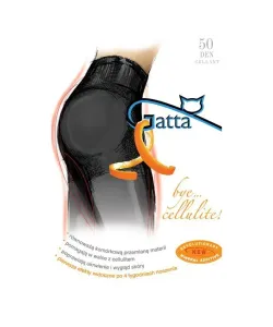 Gatta Bye Cellulite 50 den punčochové kalhoty, 3-M, nero/černá