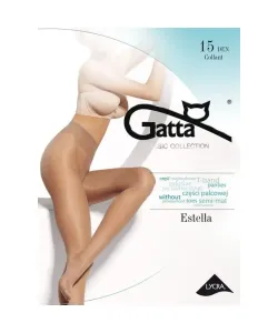 Gatta Estella 15 den punčochové kalhoty, 3-M, golden/odc.beżowego