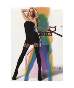 Gatta Girl-Up nr 01 punčochové kalhoty, 4-L, nero/černá