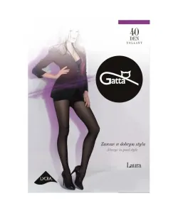Gatta Laura 40 den punčochové kalhoty, 4-L, nero/černá #4356767